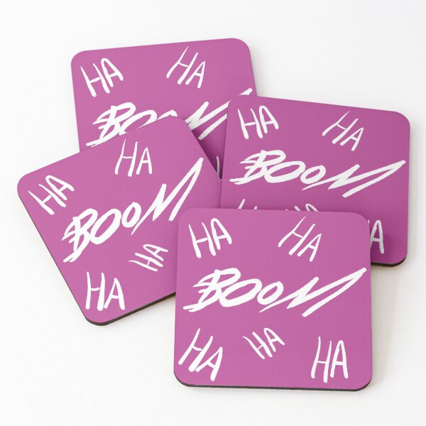 Item preview, Boom Ha Ha Ha! (Pink BG) designed and sold by FilipeFerreira.