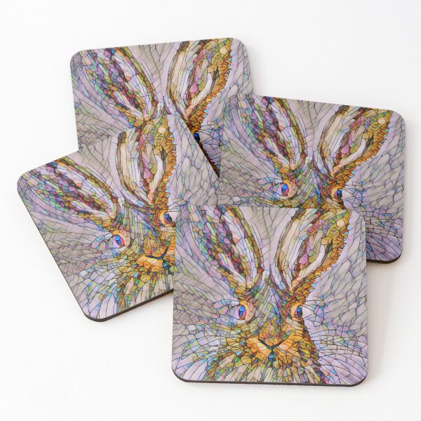 Item preview, Mosaic Hedwig Hare, Mosaic, Cute Bunny designed and sold by ArtKarisma.