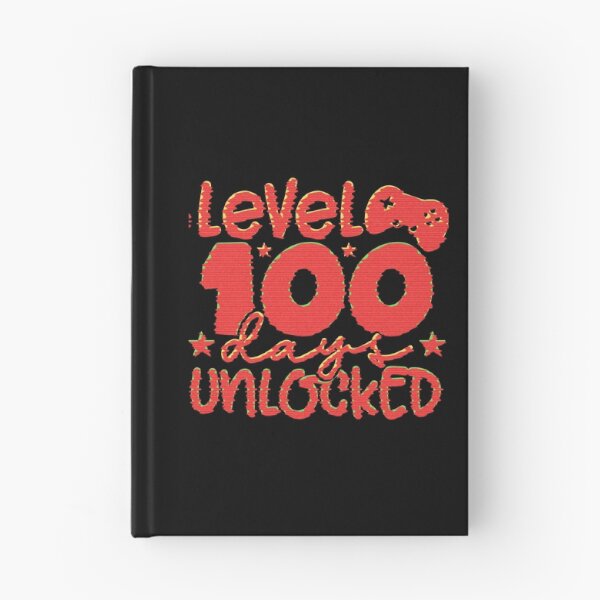 Item preview, Level 100 Days Unlocked,100 Days of School, Gamer Kids School designed and sold by SweetbeStore.