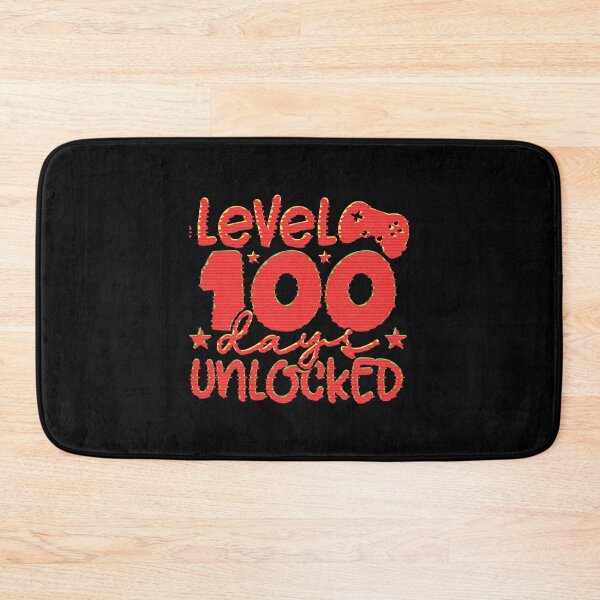Item preview, Level 100 Days Unlocked,100 Days of School, Gamer Kids School designed and sold by SweetbeStore.