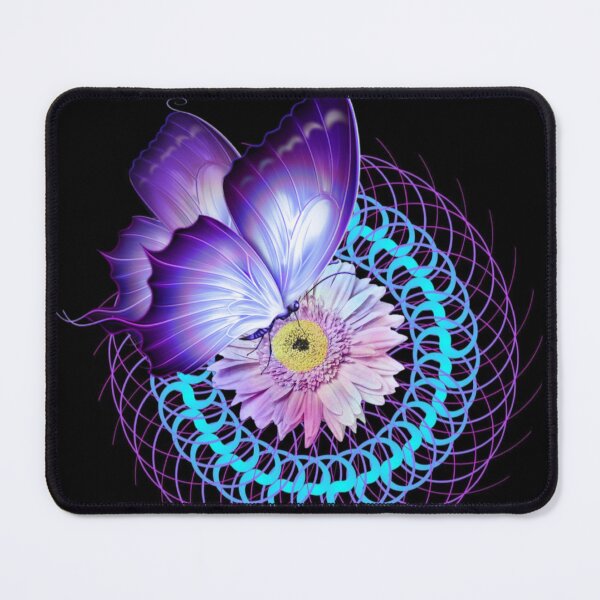 Item preview, purple butterfly mandala designed and sold by clarazen.