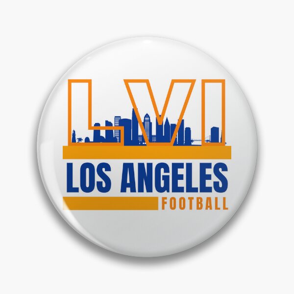 Item preview, Los Angeles Football Yellow Blue Orange Los Angeles Rams NFL Apparel Super Bowl LVI designed and sold by CameronBischoff.