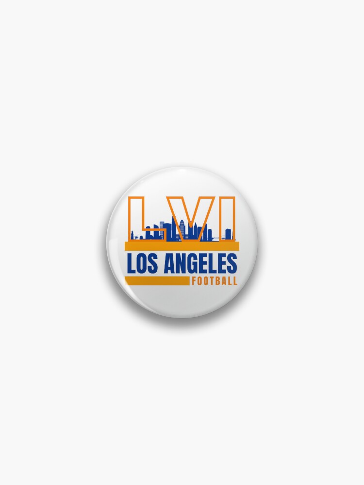 Los Angeles Football Yellow Blue Orange Los Angeles Rams NFL Apparel Super  Bowl LVI Pin for Sale by CameronBischoff