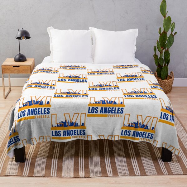 Item preview, Los Angeles Football Yellow Blue Orange Los Angeles Rams NFL Apparel Super Bowl LVI designed and sold by CameronBischoff.