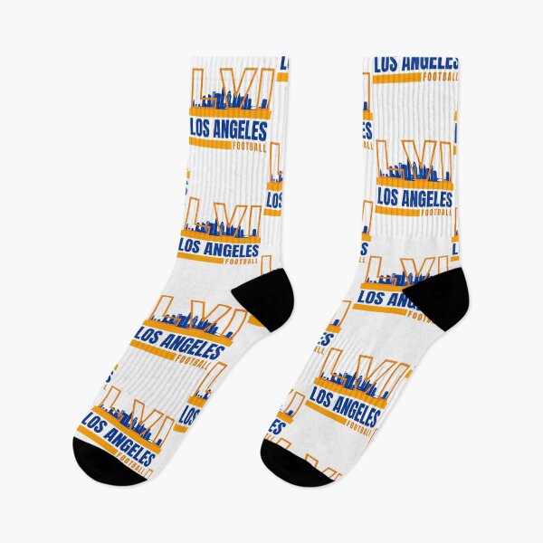Item preview, Los Angeles Football Yellow Blue Orange Los Angeles Rams NFL Apparel Super Bowl LVI designed and sold by CameronBischoff.