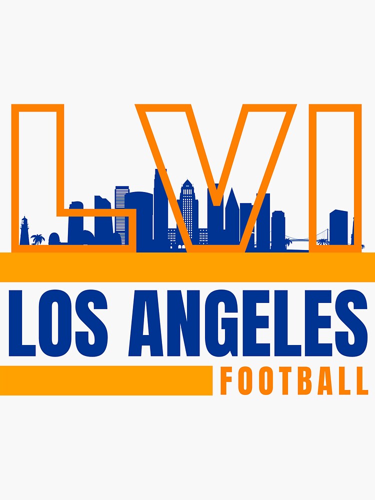 Los Angeles Football Yellow Blue Orange Los Angeles Rams NFL