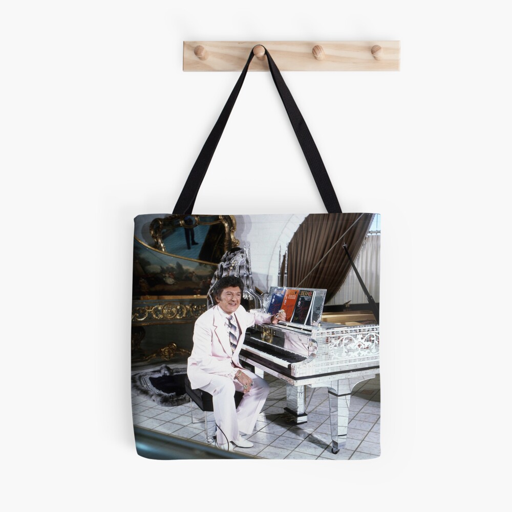 LIBERACE with piano | Tote Bag