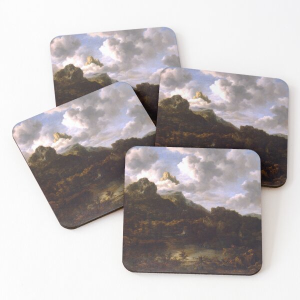 Item preview, Jacob van Ruisdael - Mountain landscape by a river (1670s) designed and sold by Geraldo Garcia.