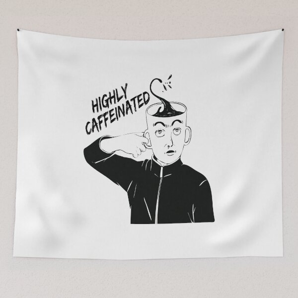 Item preview, highly caffeinated designed and sold by printhappy4you.
