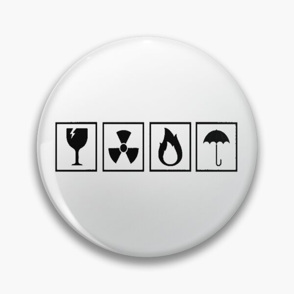 Item preview, Fragile, Hazardous, Flammable, Keep Dry designed and sold by Firetree.