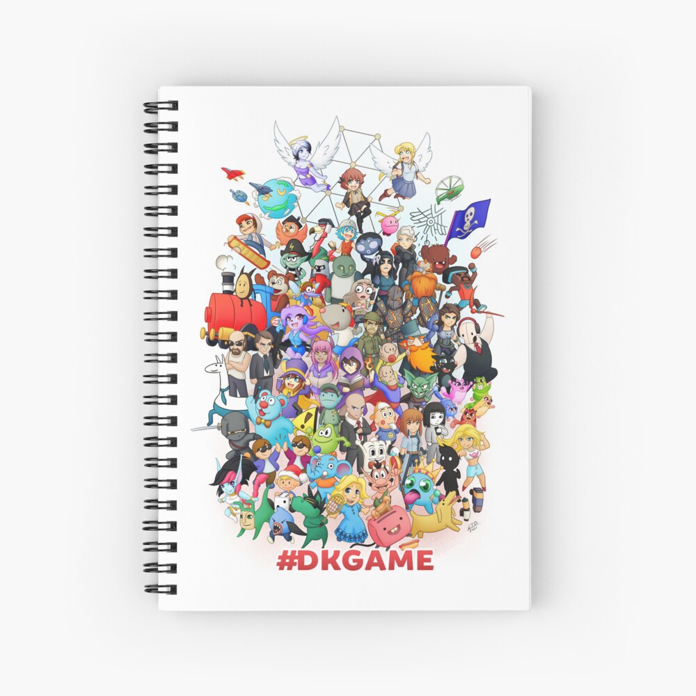 Item preview, Spiral Notebook designed and sold by WhiteCatShop.