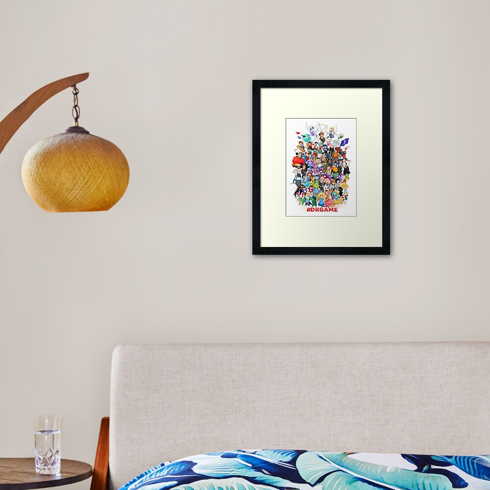 Item preview, Framed Art Print designed and sold by WhiteCatShop.