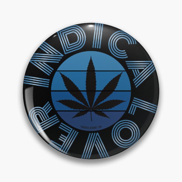 Item preview, Retro Vintage Sunset Blue Pot leaf-Indica lover designed and sold by YomeHayin.