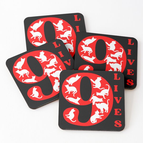 Item preview, 9 LIVES - Funny Cat Pictures, A cat has nine lives designed and sold by FunnyCatsFam.