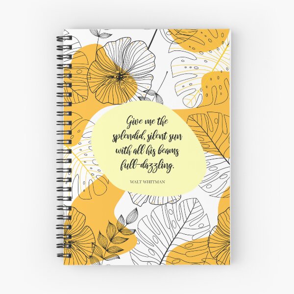 Item preview, The splendid, silent sun - Walt Whitman designed and sold by StudioCitrine.
