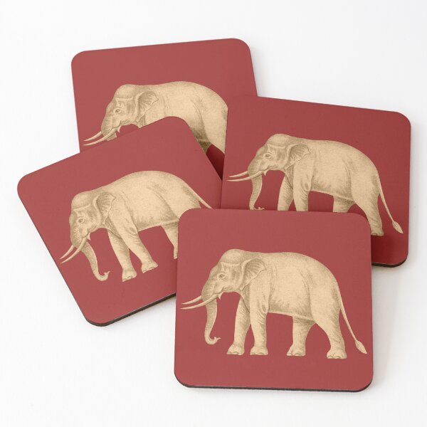 Item preview, A White Elephant on the Red Field.  -- The Siam / Thailand White Elephant Flag - White Elephant With Tusks - Thai Elephants - Sacred Elephants of Thailand designed and sold by ArtistEnvy.