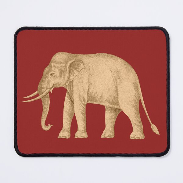 Item preview, A White Elephant on the Red Field. -- The Siam / Thailand White Elephant Flag - White Elephant With Tusks - Thai Elephants - Sacred Elephants of Thailand designed and sold by ArtistEnvy.
