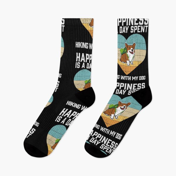 Item preview, Happiness Is A Day Spent Hiking With My Dog designed and sold by jortan1.