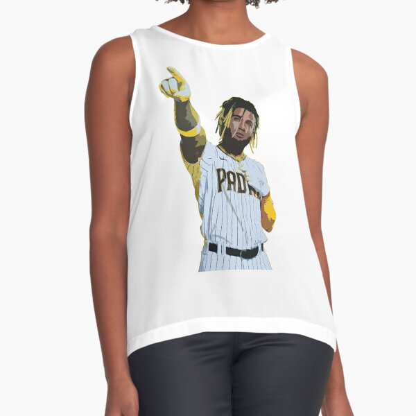 San Diego Padres Womens Touch M Playoff Manny Muchado Triblend Tank Top  Shirt