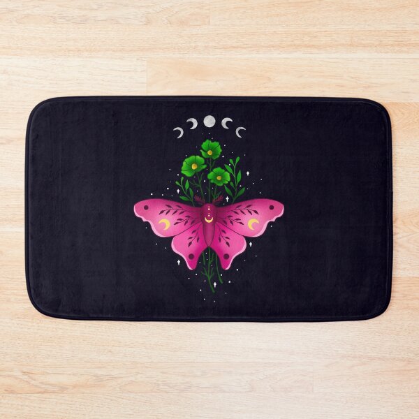 Item preview, Celestial Moth and Floral designed and sold by ethnicdrawing.