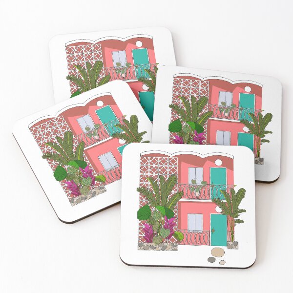 Item preview, Breeze Block Apartments with Plants designed and sold by jenbucheli.