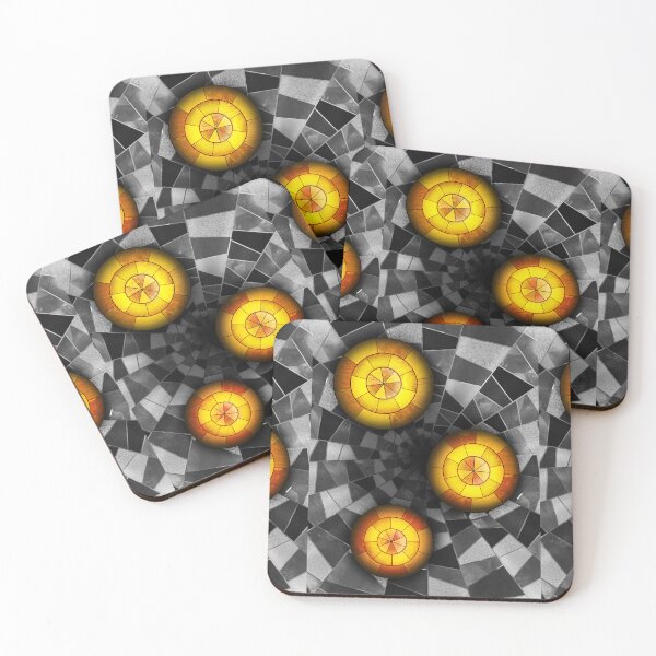 Item preview, Wooden balls in sphere 3D image geometric abstract art designed and sold by Milamara.