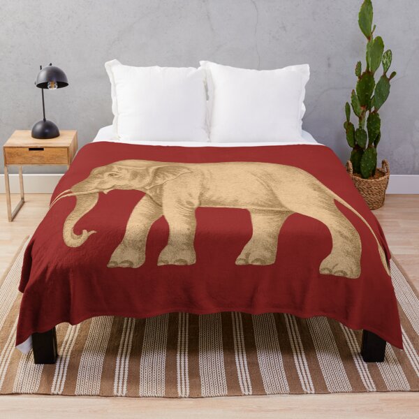 Item preview, A White Elephant on the Red Field.  -- The Siam / Thailand White Elephant Flag - White Elephant With Tusks - Thai Elephants - Sacred Elephants of Thailand designed and sold by ArtistEnvy.