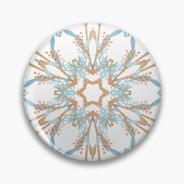 Item preview, Spring Blues - Kaleidoscope Pattern designed and sold by machare.