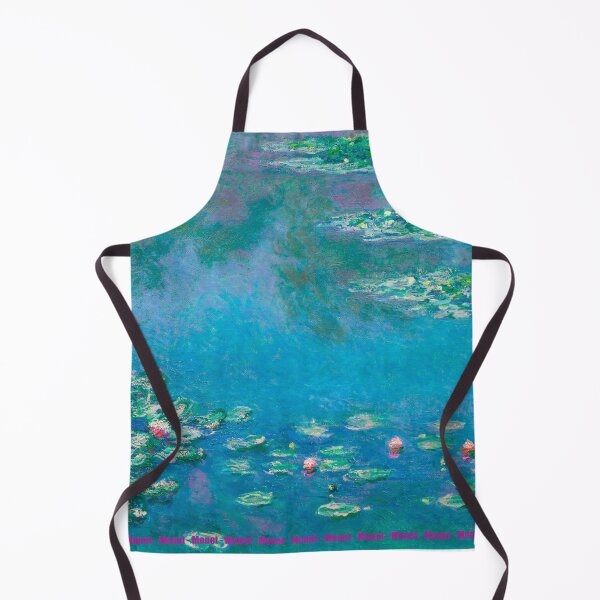 Item preview, Monet Water Lilies famous painting with text  designed and sold by RedeemedAbstrct.