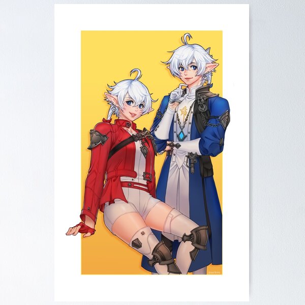 Item preview, Alphinaud and Alisaie Leveilleur Twins designed and sold by Asrielle.