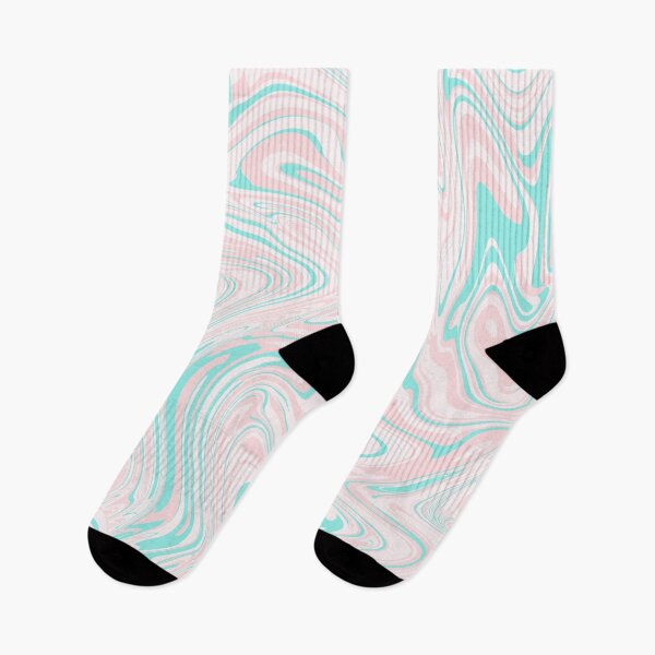 Item preview, Pastel Pink and Teal Liquid Swirl designed and sold by Saanis.