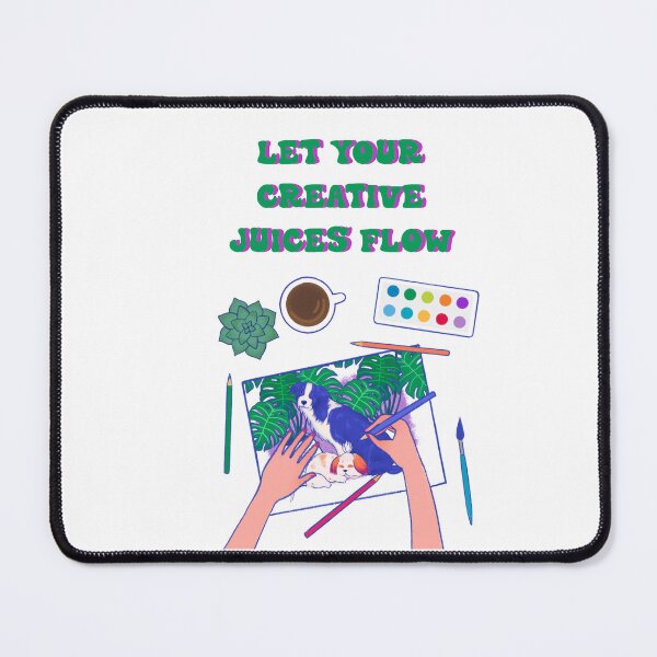 Item preview, LET YOUR CREATIVE JUICES FLOW  designed and sold by DiscoVibes.