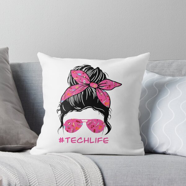 Item preview, Tech Life Messy Bun designed and sold by ItsaMomThingLLC.