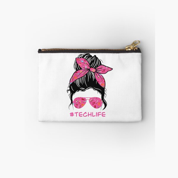 Item preview, Tech Life Messy Bun designed and sold by ItsaMomThingLLC.