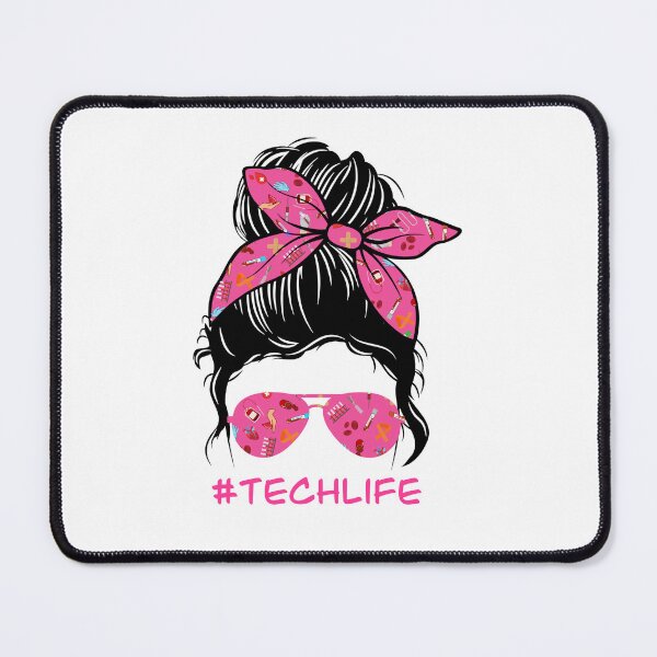 Item preview, Tech Life Messy Bun designed and sold by ItsaMomThingLLC.
