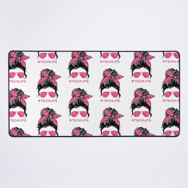 Item preview, Tech Life Messy Bun designed and sold by ItsaMomThingLLC.