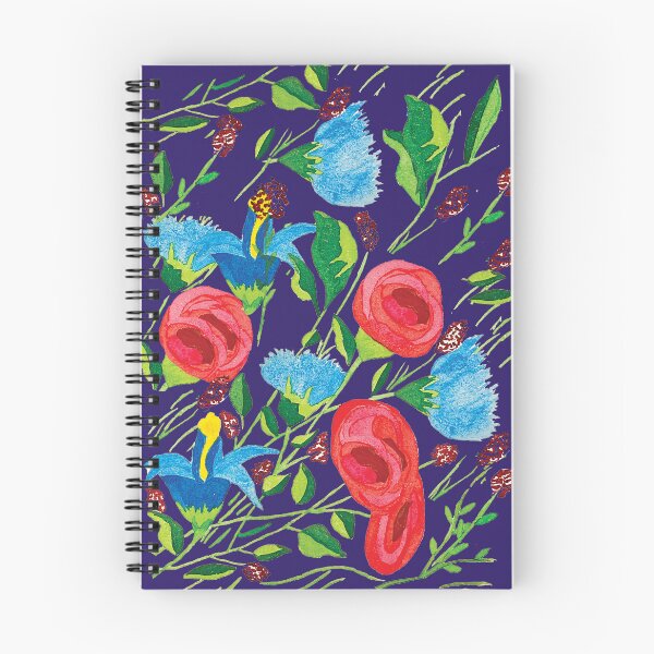 Item preview, Multicolored Flowers and Two Toned Leaves designed and sold by Watercolorwear.