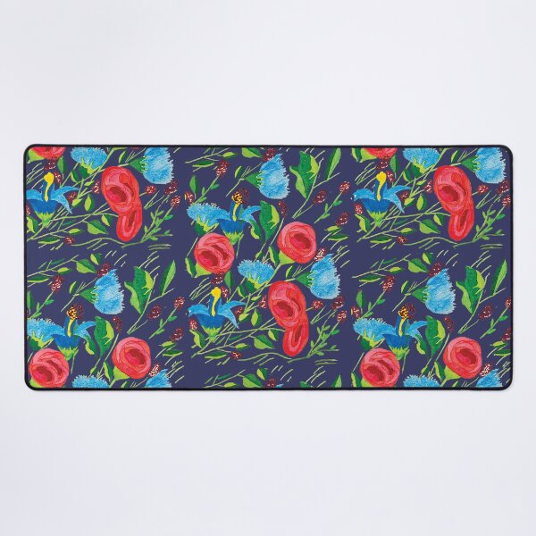 Item preview, Multicolored Flowers and Two Toned Leaves designed and sold by Watercolorwear.