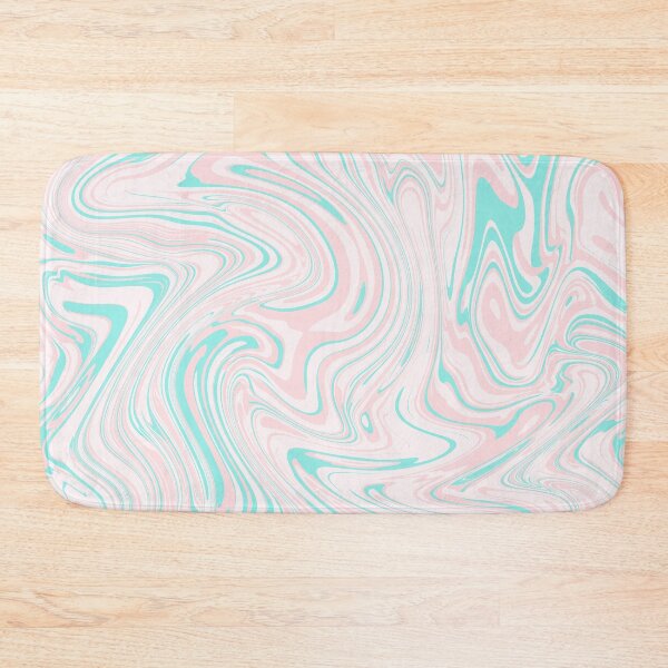Item preview, Pastel Pink and Teal Liquid Swirl designed and sold by Saanis.