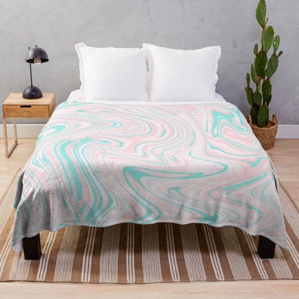 Item preview, Pastel Pink and Teal Liquid Swirl designed and sold by Saanis.