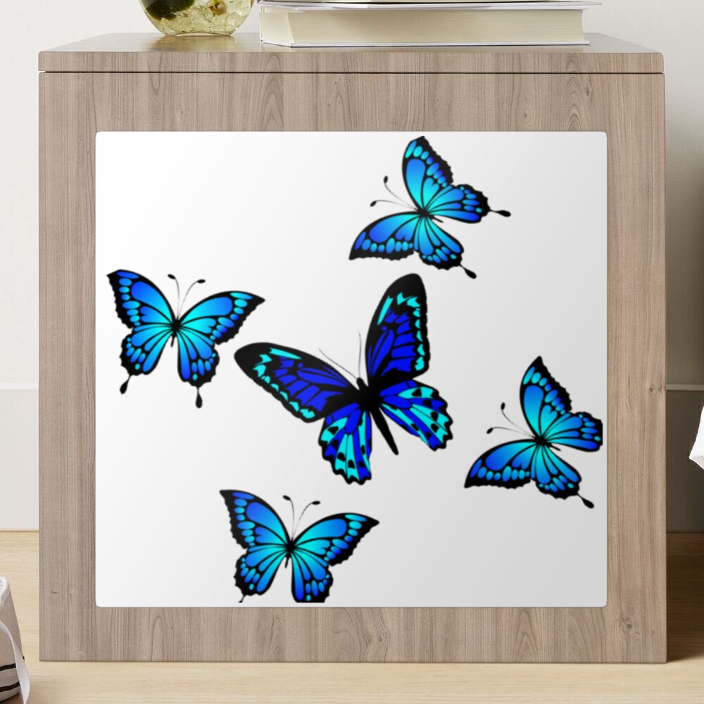 Insect Lore 3D Butterfly Sticker- Blue