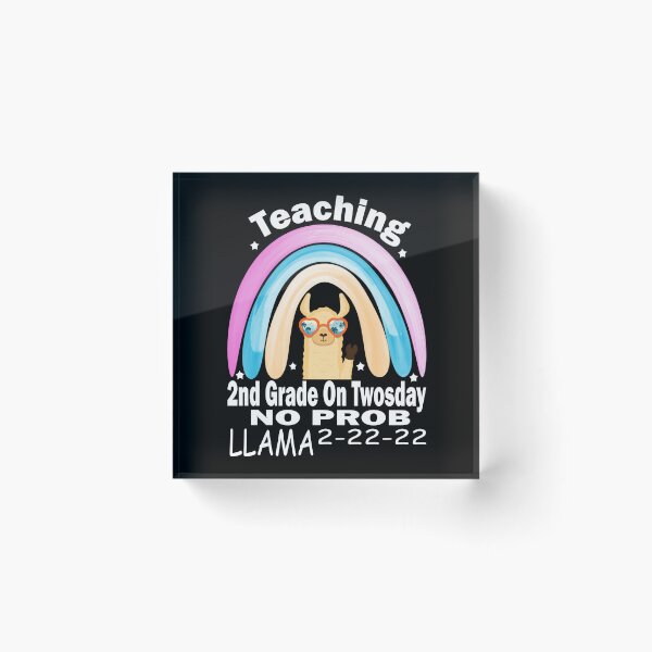 Item preview, Llama 2-22-22 Teaching 2nd Grade On Twosday designed and sold by boyastore.
