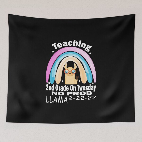 Item preview, Llama 2-22-22 Teaching 2nd Grade On Twosday designed and sold by boyastore.