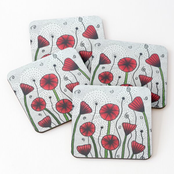 Item preview, Abstract Poppy Art designed and sold by affinity80.
