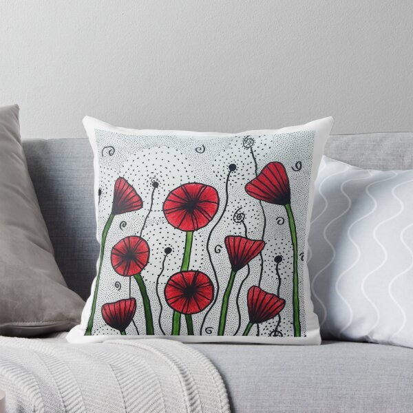 Item preview, Abstract Poppy Art designed and sold by affinity80.
