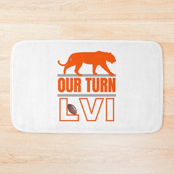 Item preview, OUR TURN T-Shirts Cincinnati Bengals Apparel NFL Super Bowl LVI 56 Orange White designed and sold by CameronBischoff.
