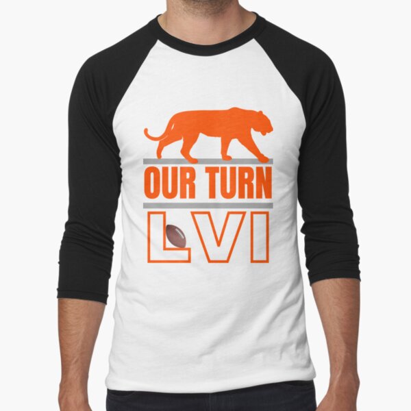 OUR TURN T-Shirts Cincinnati Bengals Apparel NFL Super Bowl LVI 56 Orange  White Pin for Sale by CameronBischoff