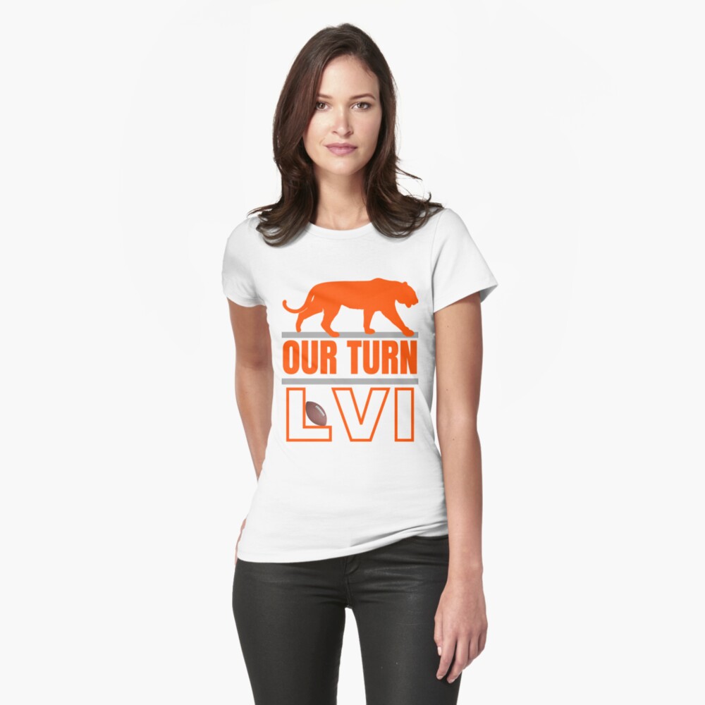 OUR TURN T-Shirts Cincinnati Bengals Apparel NFL Super Bowl LVI 56 Orange  White Pin for Sale by CameronBischoff