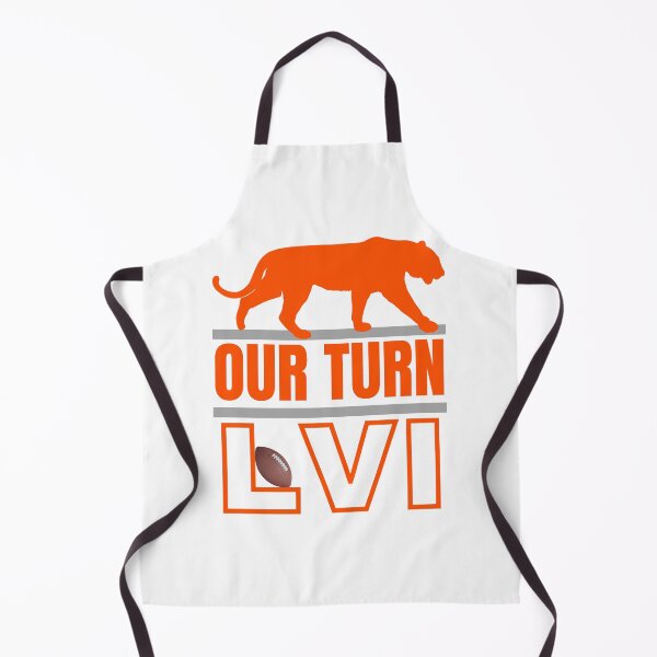 Item preview, OUR TURN T-Shirts Cincinnati Bengals Apparel NFL Super Bowl LVI 56 Orange White designed and sold by CameronBischoff.