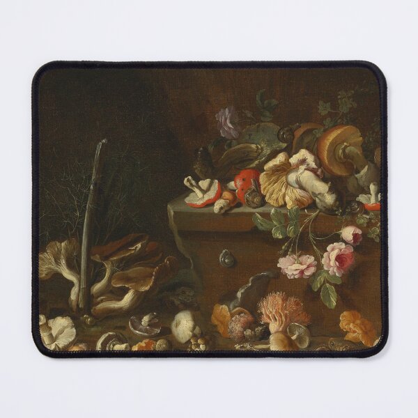 Item preview, Still Life with Mushrooms and Flowers designed and sold by Old-fowers.